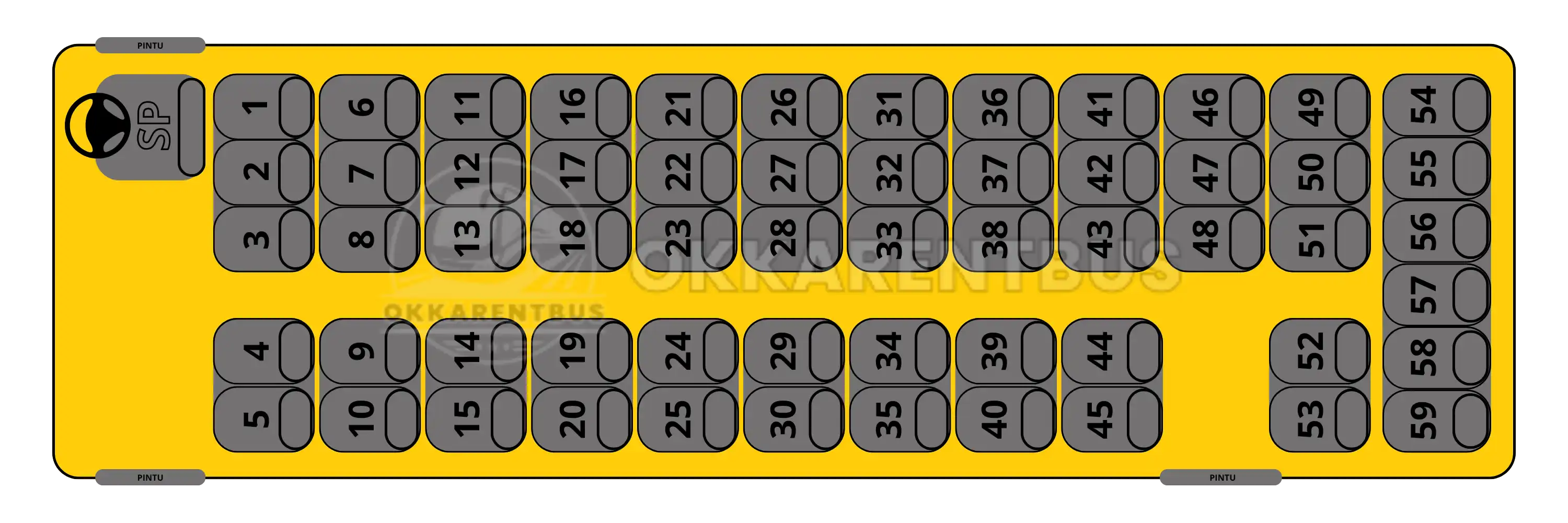 Seat 59 - 59 seat