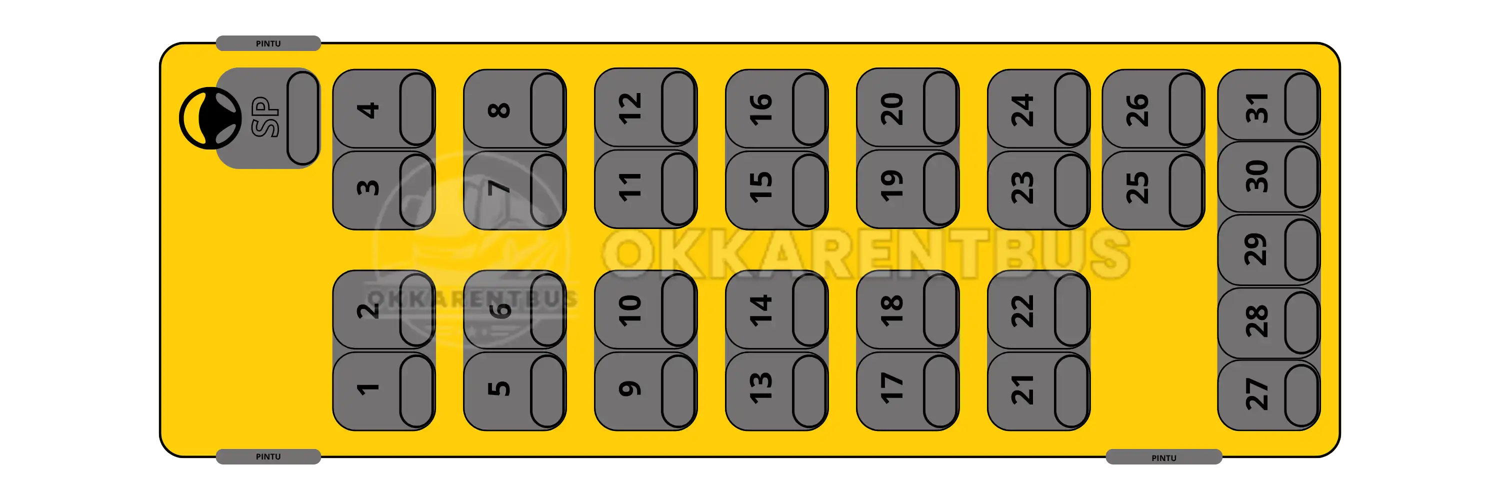 Seat 31 - 31 seat