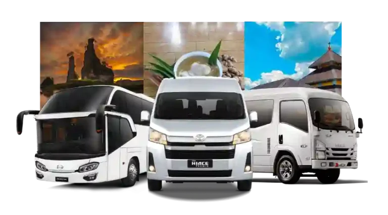Rental Bus Demak PO Pariwisata Murah Mini Medium Bus Harga 800K