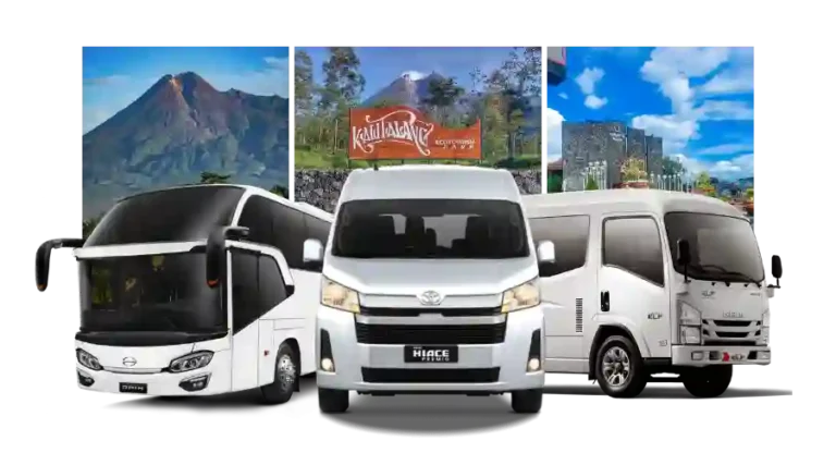 Rental Bus Klaten PO Pariwisata Murah Mini Medium Bus Harga 800K